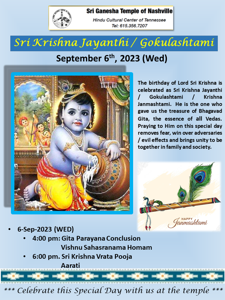 Sri Krishna Jayanthi 2024 Schedule Issy Rhodia